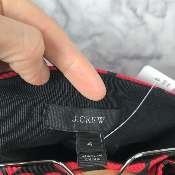 NWT J. Crew Red Hearts Skirt - Picture 6 of 8